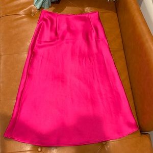 Hazel satin maxi skirt